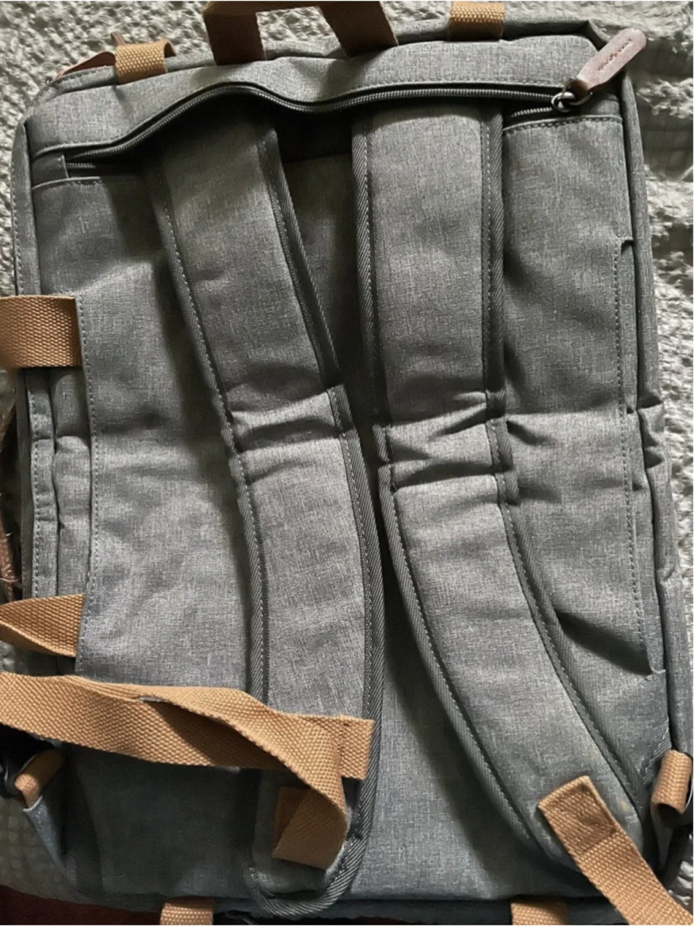 Le Periple Computer Backpack Grey New 18